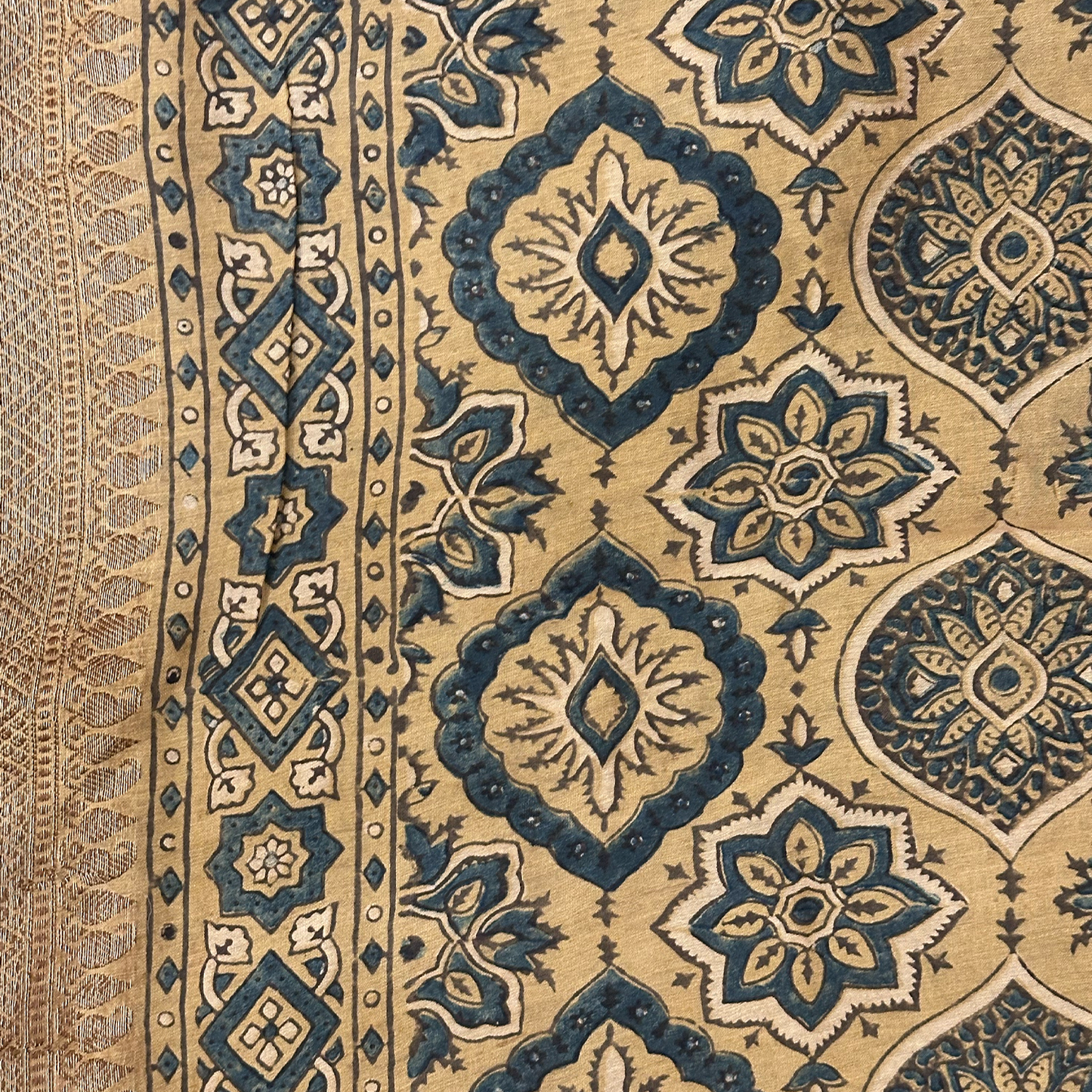 Red Chanderi Banarasi Saree with Antique Zari Weave