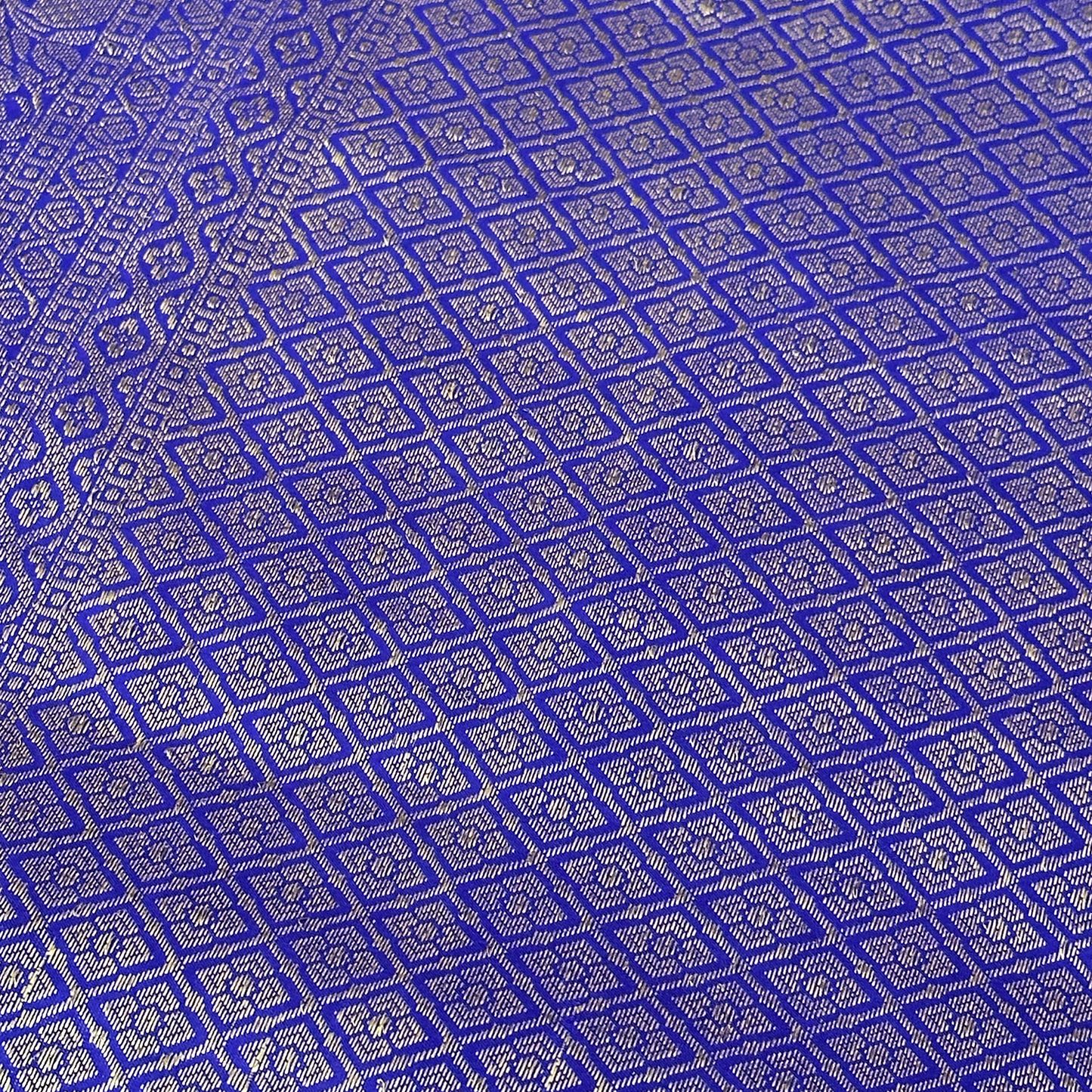 Baby Pink Kanchipuram Silk Saree with Digital Floral Print and Blouse