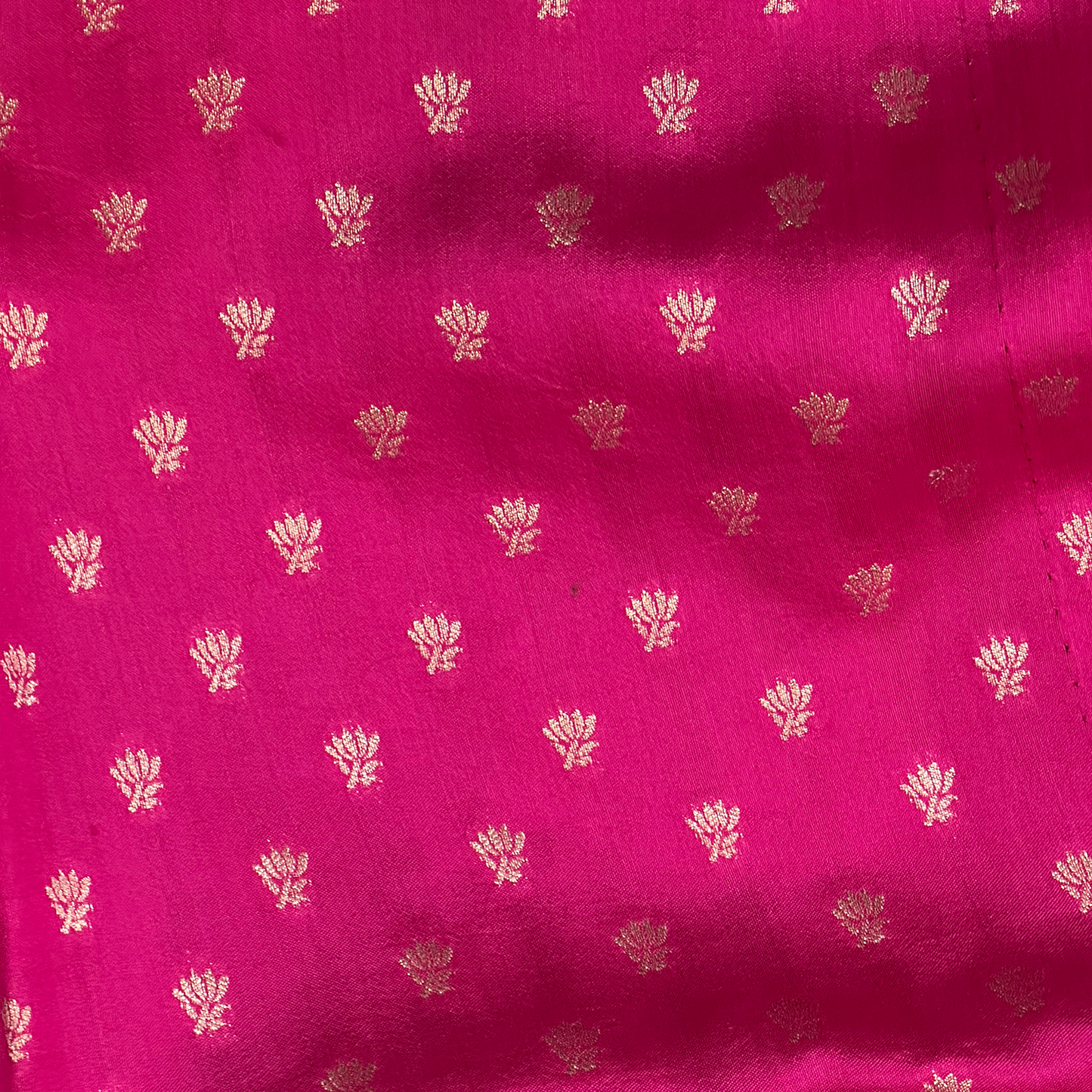 Fuchsia  Kora Banarasi Saree with Subtle Zari Weave